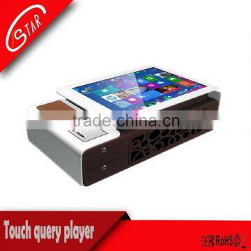 2016 new come tea table LCD advertising player