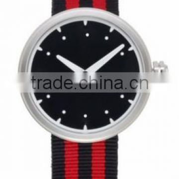 newest design fancy nato nylon band two hands wrist watch