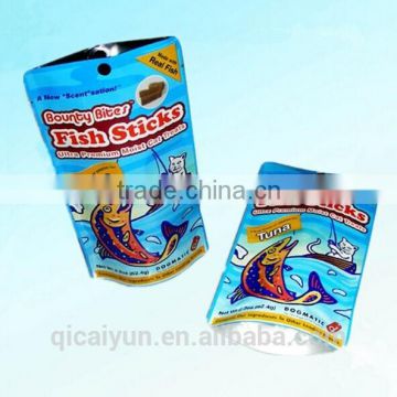 Customized reusable laminated fish lure packaging bag