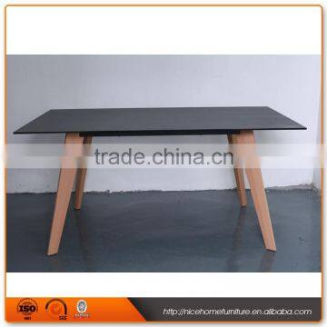 2016 Modern Wooden Glass Dining Table