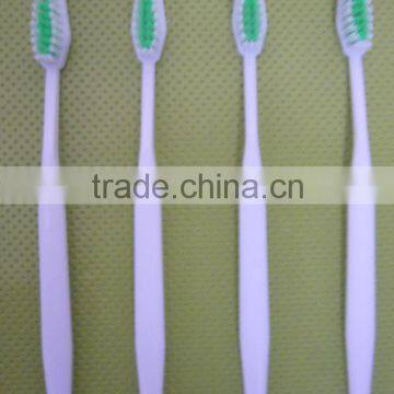 Hotel travel plastic toothbrush white toothbrush