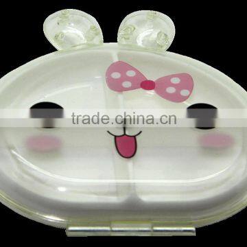 Portable Rabbit Plastic Holder With 4 Compartments photo-4