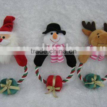 JM7436 Christmas toy, plush pet product, pet toy