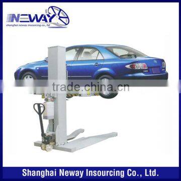 hot sale 2500kg hydraulic single column car lift