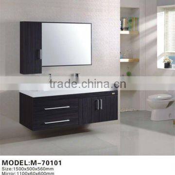 New arrival black melamine bathroom furniture