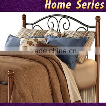 Fashion Bed Group Doral Headboard Matte Black/Walnut Queen