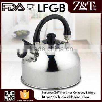 Whistling Stainless Steel water Kettle with moving Handle