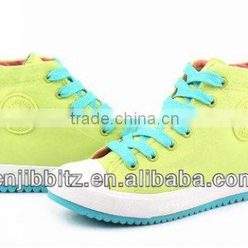 2014 newest candy color canvas shoes for women