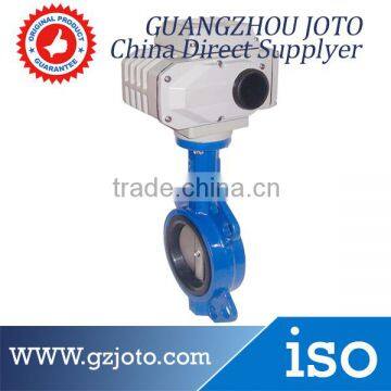 Made in china D341F4-10 Pneumatic Worm drive fluorine-butterfly electric actuator butterfly valve