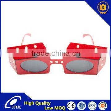 Super Cool Red Dice Funky Glasses, Dice party glasses