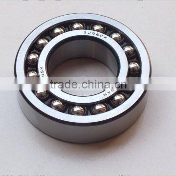 Steel ball bearing Self-aligning ball bearing 2208 EK with low noise high speed grease