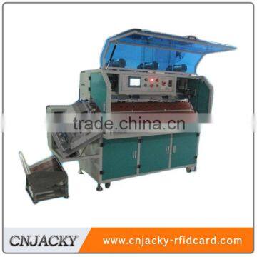 plastic sheet collating machine for card making