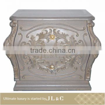 AB02-03 Nightstand with Solid Wood Engraving from JL&C Luxury Classic Home Furniture (China Supplier)