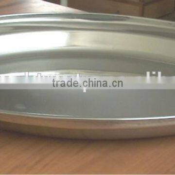 Deep Oval Platter With Stainless Steel