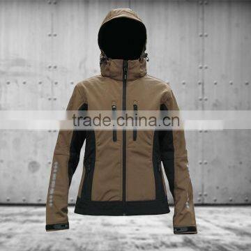 Hooded softshell jacket