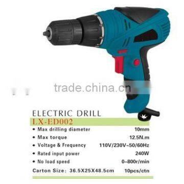 10mm electric drill/ Electric Hand Drill/ Eletric drill ED002