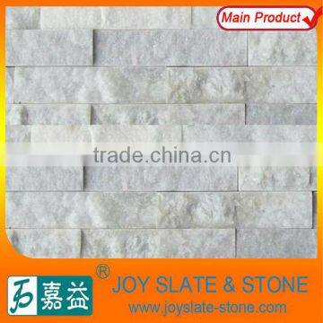 Dry stack stone white quartzite cultural stone panels