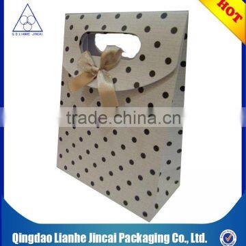 custom logo printed paper gift bags wholesale