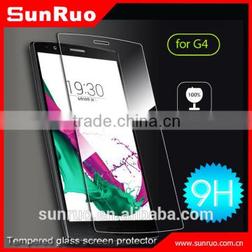 New mobile phone accessories hot selling glass screen protector for lg g4