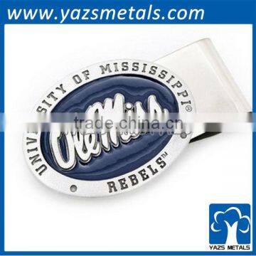 engrave cheap custom metal money clip