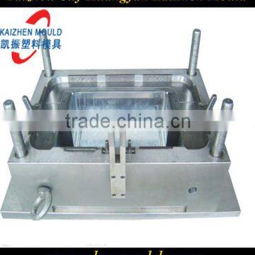 Injection plastic freezer parts mould,plastic transparent refrigerator drawer mould