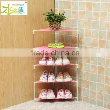Simple Corner Plastic Storage Shoe Rack photo-4
