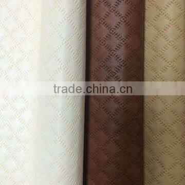 Printed and Embossed PU Women Shoes Leather Material