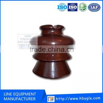 ANSI 56 Serials Strain Porcelain Insulators For Lines/ceramic pin type insulator 22kv manufacturer of electricity