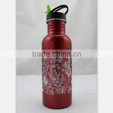 stainless steel sports sipper water bottle with FDA cert