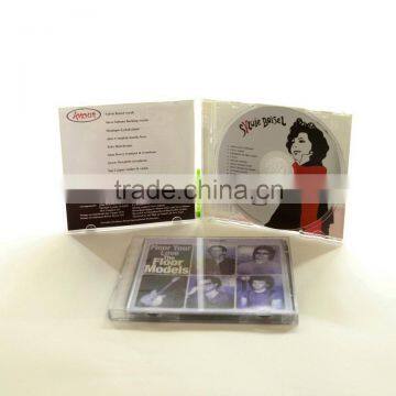 Audio CD Replication packing in jewel case