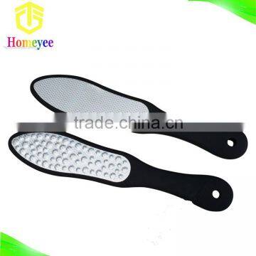 304 Stainless Steel Rubber Handle Metal Pedicure Foot File