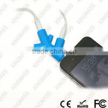 Cheap Wholesale Noice Cancelling 3.5mm male to 2 female headphone splitter