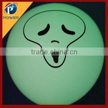 12" Led Light up Halloween Grimace Balloon photo-2