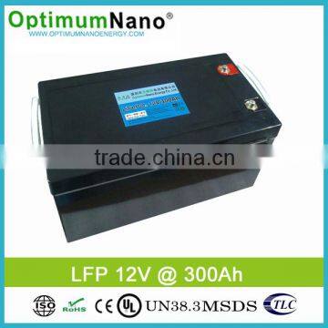 Deep Cycle LiFePO4 Battery 12V 300Ah