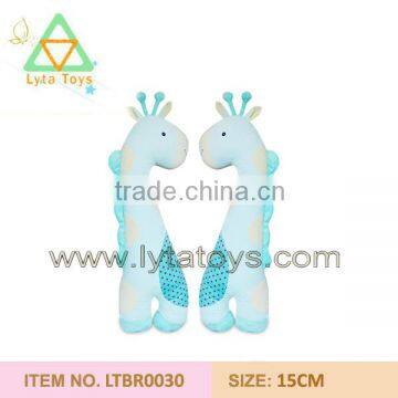 Promotion plush baby rattles for american