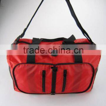 2016 Custom portable cheap trendy folding sport bag travel bag gym duffle bags