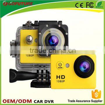 2.0 inch gostyle camera diving action camera full hd 1080p sports action camera with 30M waterproof