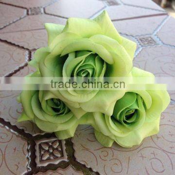 realistic rsoe head wedding flowers artificial flower head rose head