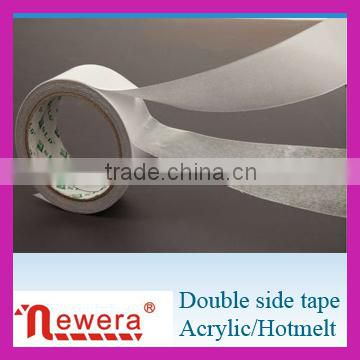 Low cost double sided strapping tape