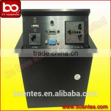 Intelligent Pop Up Desktop Enclosure for electric plugs & sockets