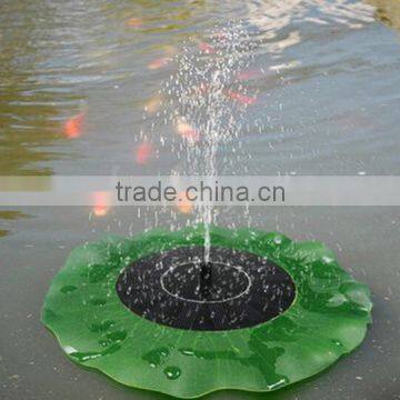 Solar Floating Lotus Leaf Fountain / solar power water pump / Garden Pond Decoration