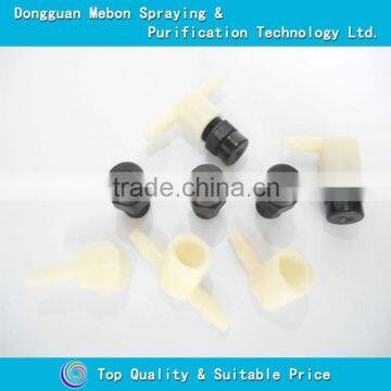 PP humidifying fog nozzle,1/8 BSPT water mist nozzle,low pressure fog nozzle