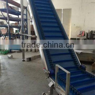 Quick Release Pvc Belt With Baffle and Side Guide Conveyor for Freezing Food photo-6
