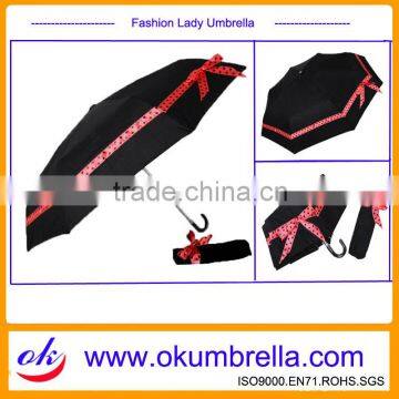 3 Folding Umbrella, 3 Fold UP Umbrella, 3 Foldable Umbrella OKF153