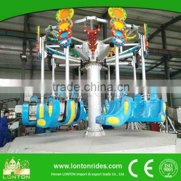 Lonton park equipment amusement ride spiral jet! thrill kids outdoor rides