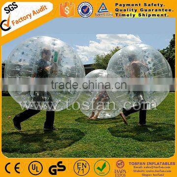 Best inflatable body zorbing ball inflatable buddy belly bumper ball TB181