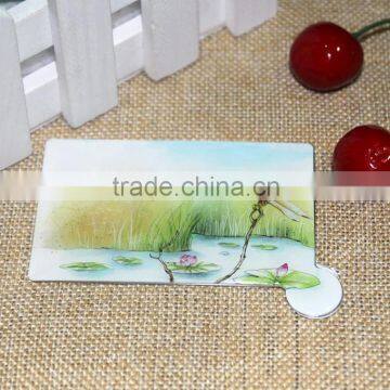 Super Mirror Finish Stainless Steel Sheet and Wholesale Metal Mirror Frame Silver Cover Cosmetic Mirror for Friends photo-3