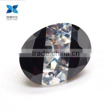 Wuzhou Multicolor Oval Gemstone Loose Cubic Zircon