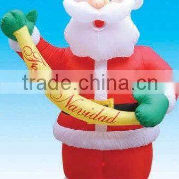 Christmas inflatable santa