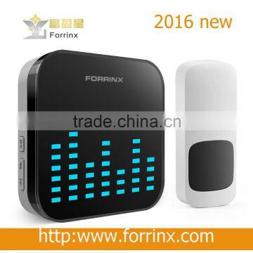 Forrinx direct supply wireless doorbell AC 220V wireless doorbell IP55 smart home wireless doorbell